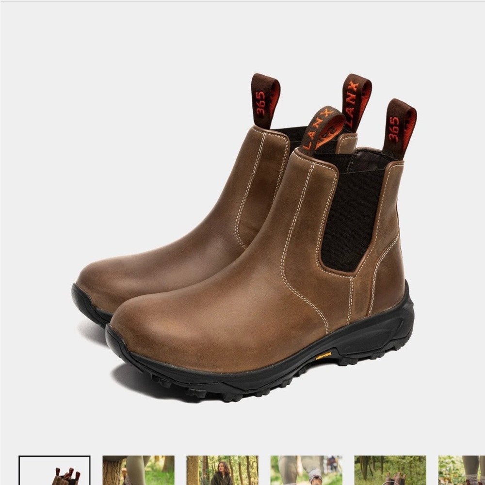 Lanx Edgeworth Conker distressed boot in UK 9